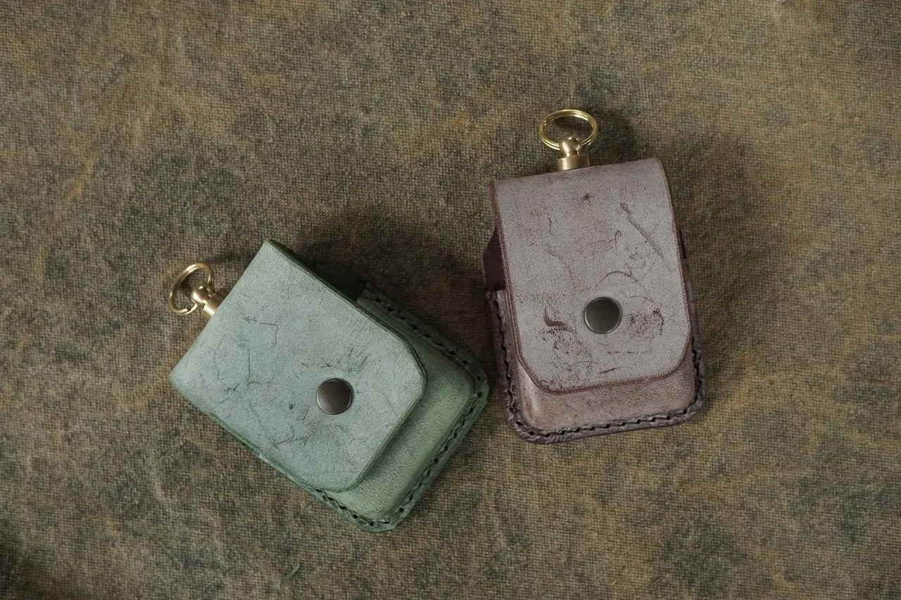 Bao da zippo thu cong